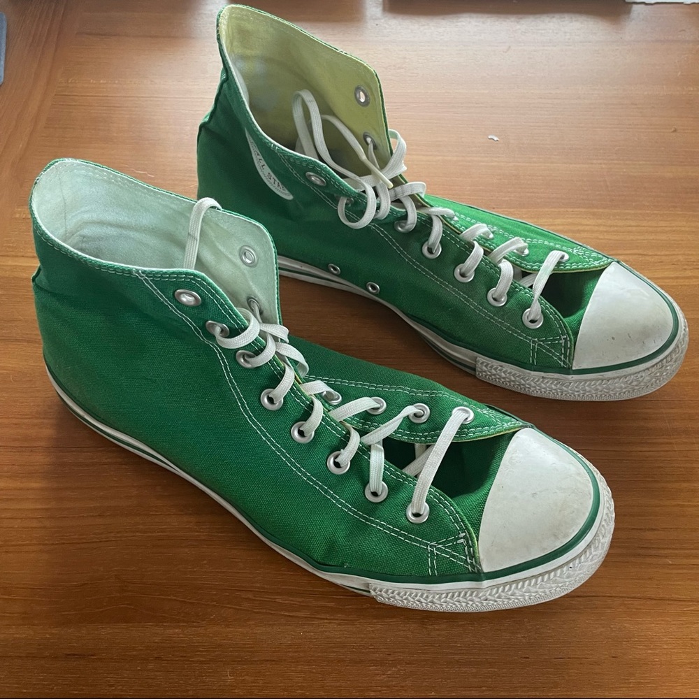 Converse All Star High Tops Green Size 12 Mens